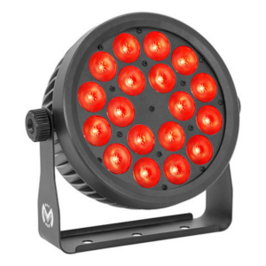 Projecteur PAR LED 18 LEDs pour ambiance colorée, en location à Rennes