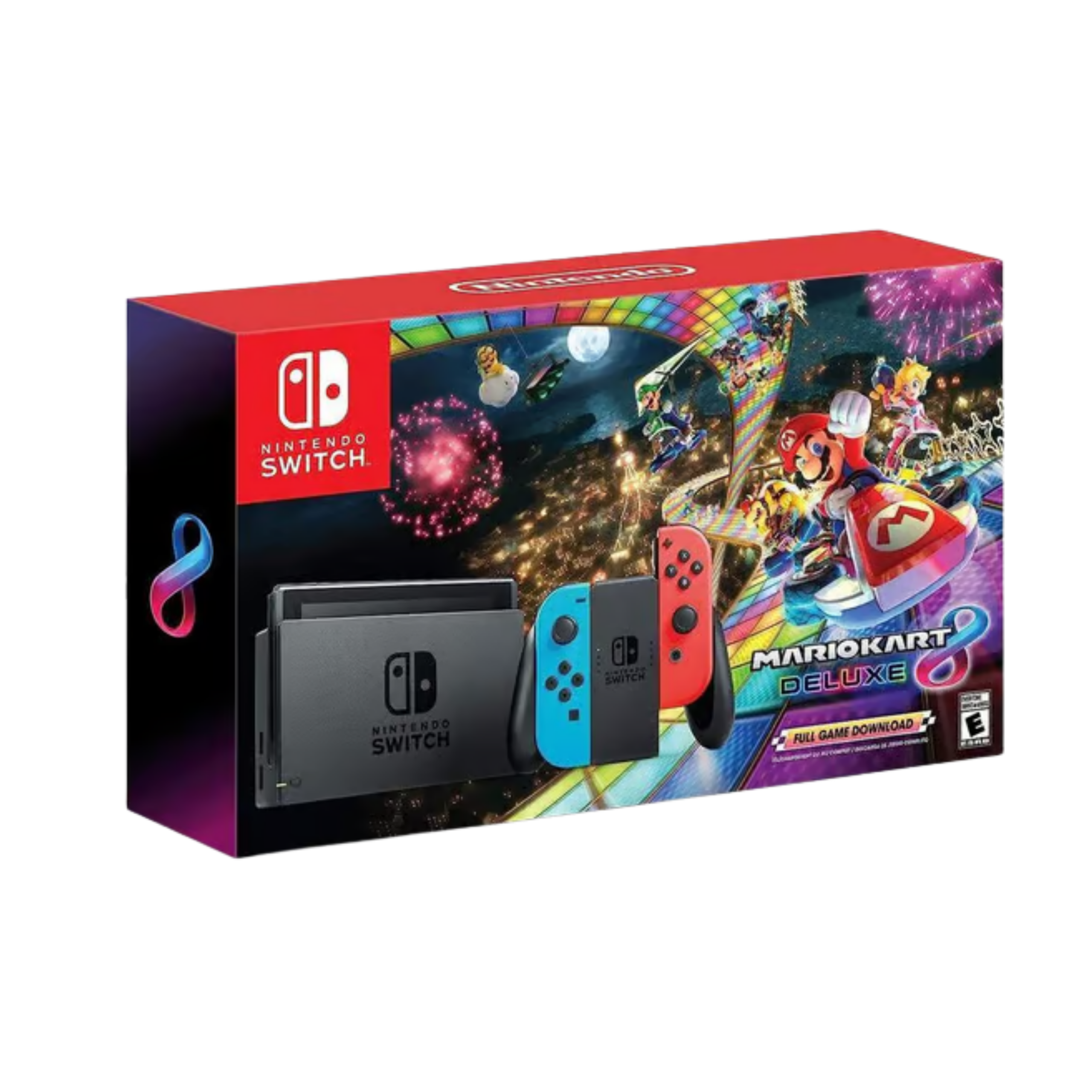 Console Nintendo Switch avec Mario Kart 8 Deluxe, en location pour événement à Rennes