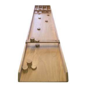 Billard Hollandais (Sjoelback) 200 cm en bois, en location pour événement à Rennes