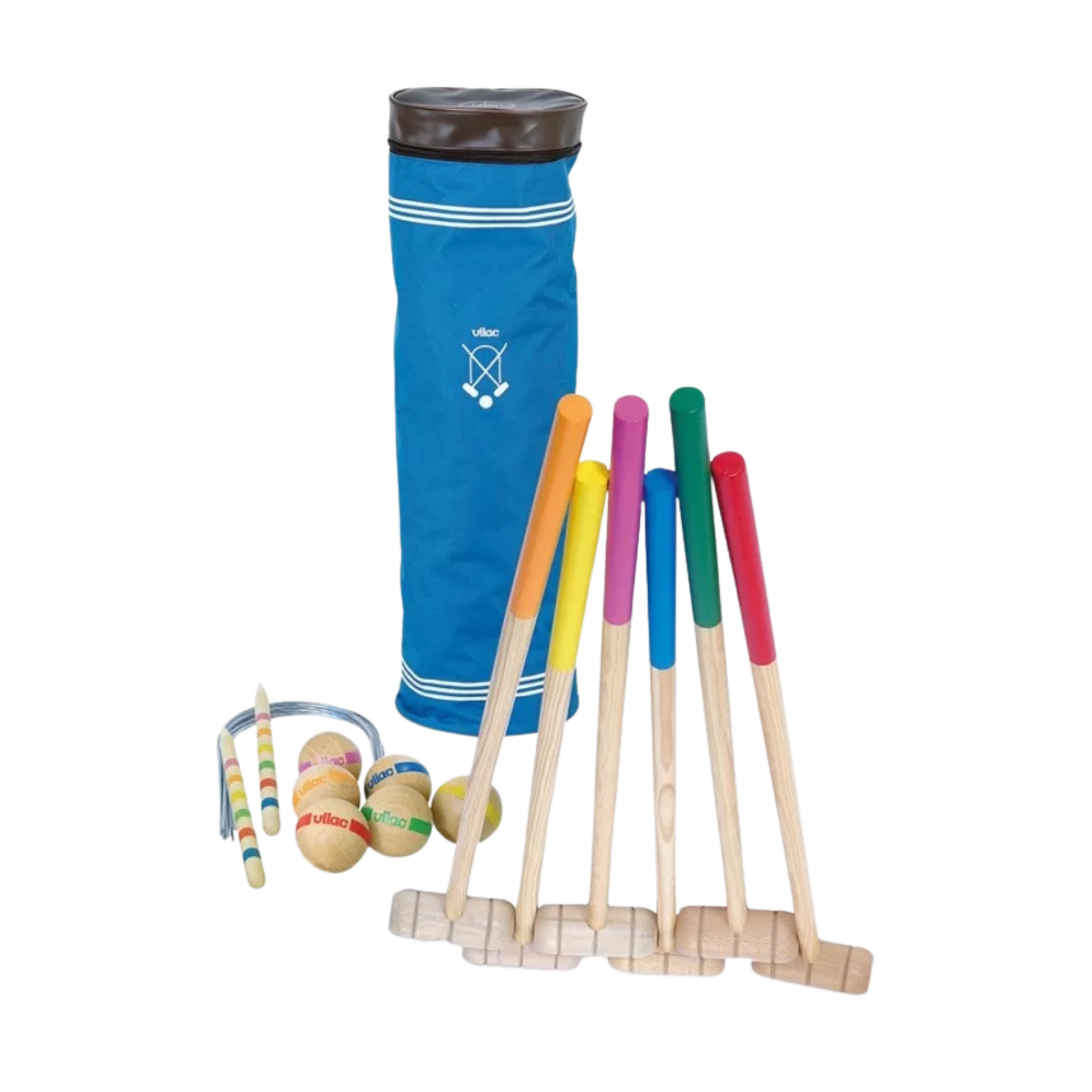 Jeu de croquet Vilac coloré pour enfants, en location pour événement à Rennes