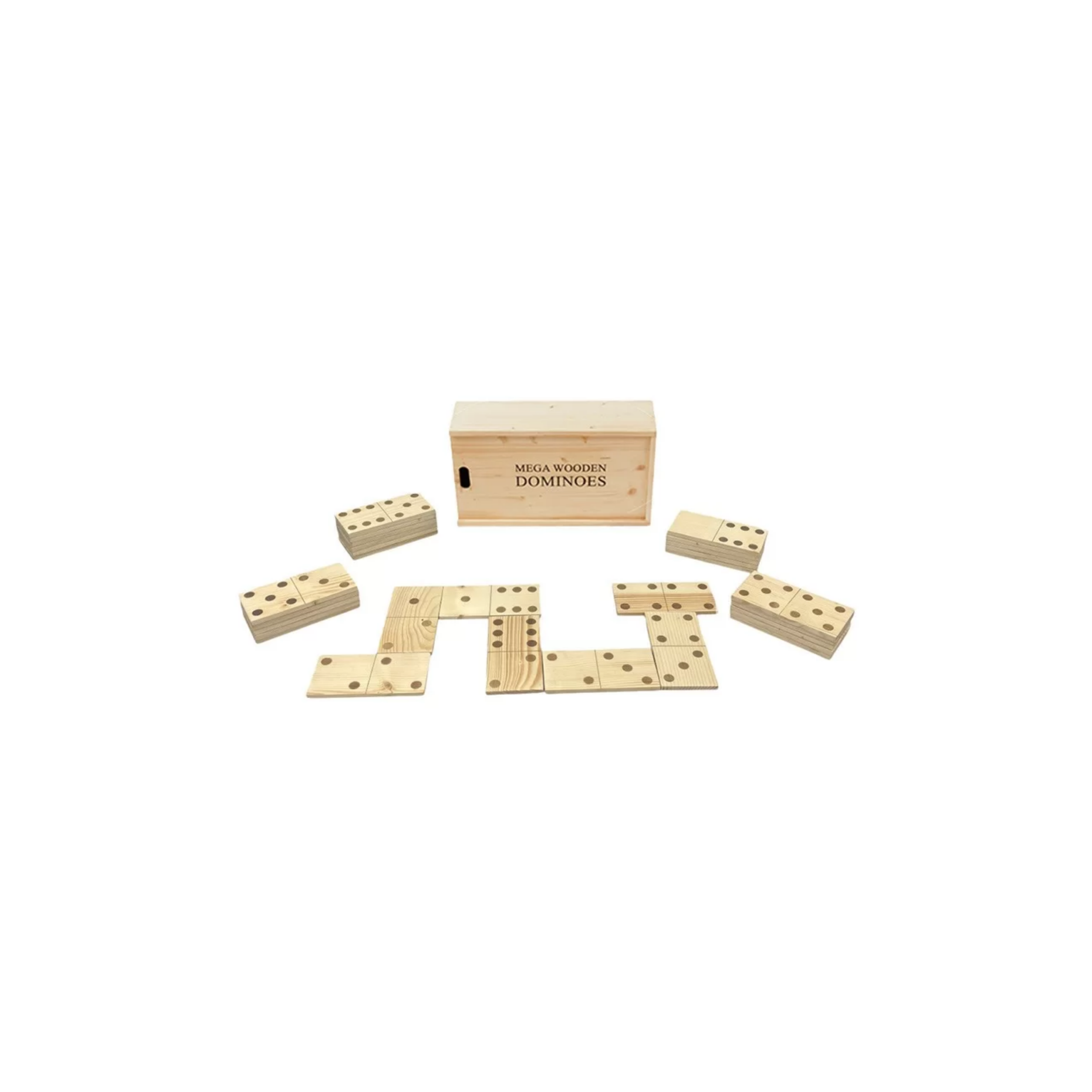 Dominos géants en bois avec coffret de rangement, en location à Rennes